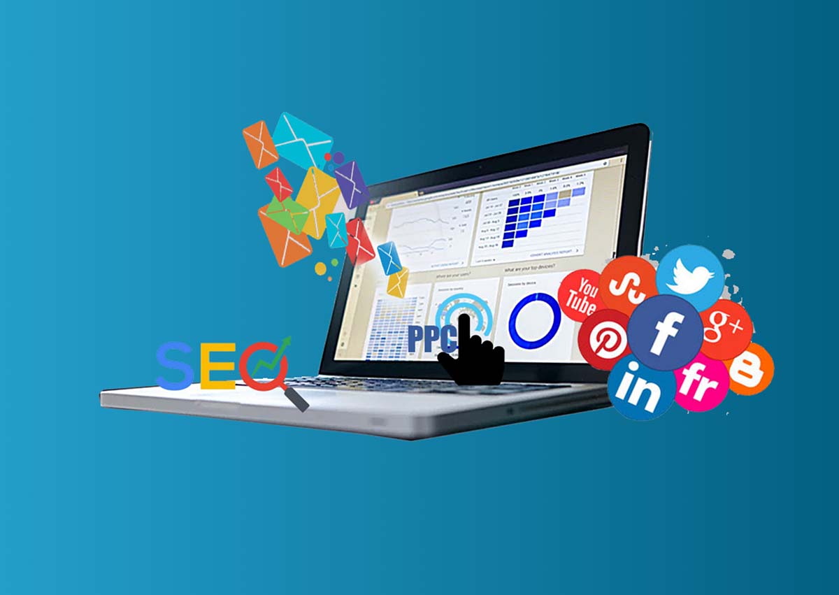 Professional digital services illustration